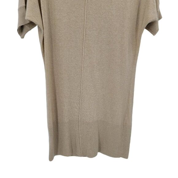 Banana Republic Heritage Wool Cashmere Mini Sweater Dress M Tan Lagenlook - Picture 8 of 12